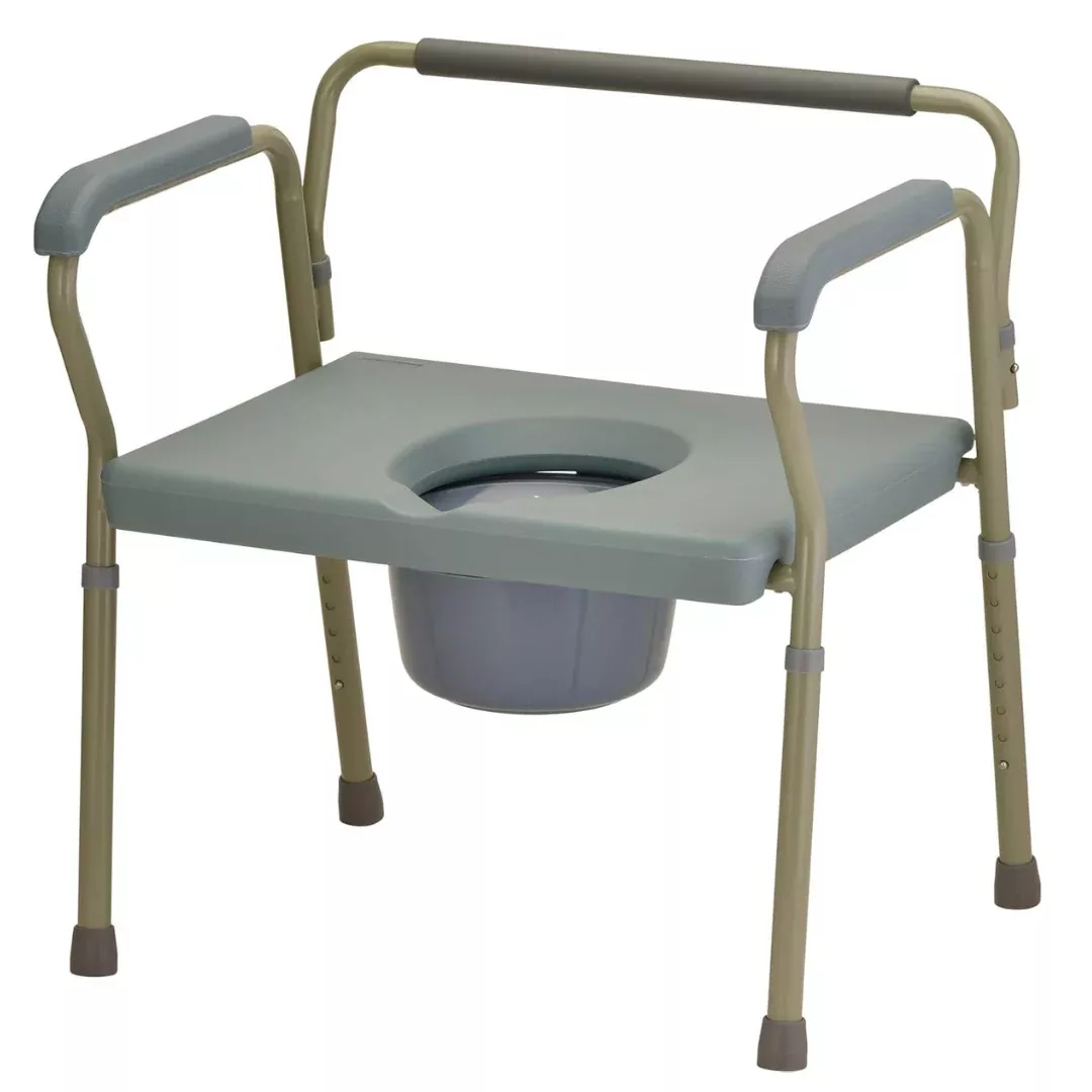Nova Bariatric Bedside Commode with Extra Wide Seat