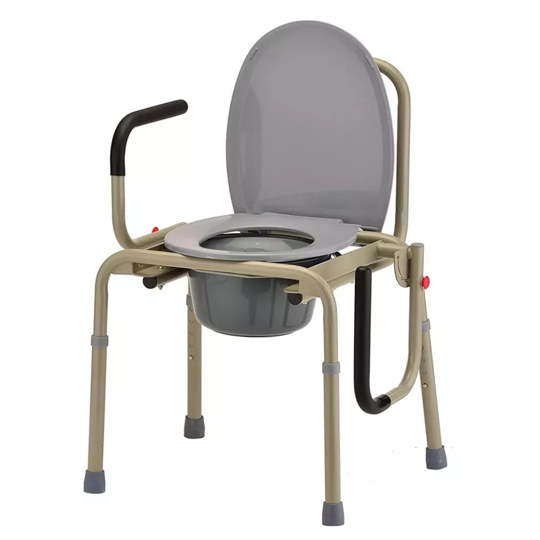 Nova Drop Arm 3-In-1 Commode - Stand Alone or Over Toilet