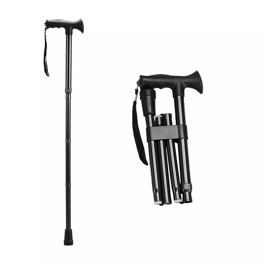 Nova Folding Cane with Soft Rubber Handle