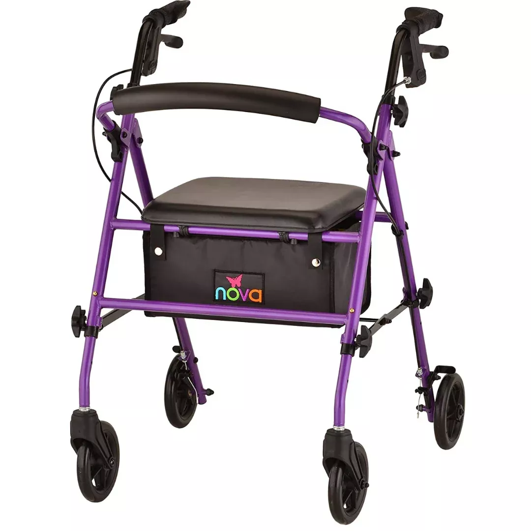 Nova Medical 4205 Journey Steel Rollator - Lightweight & Portable