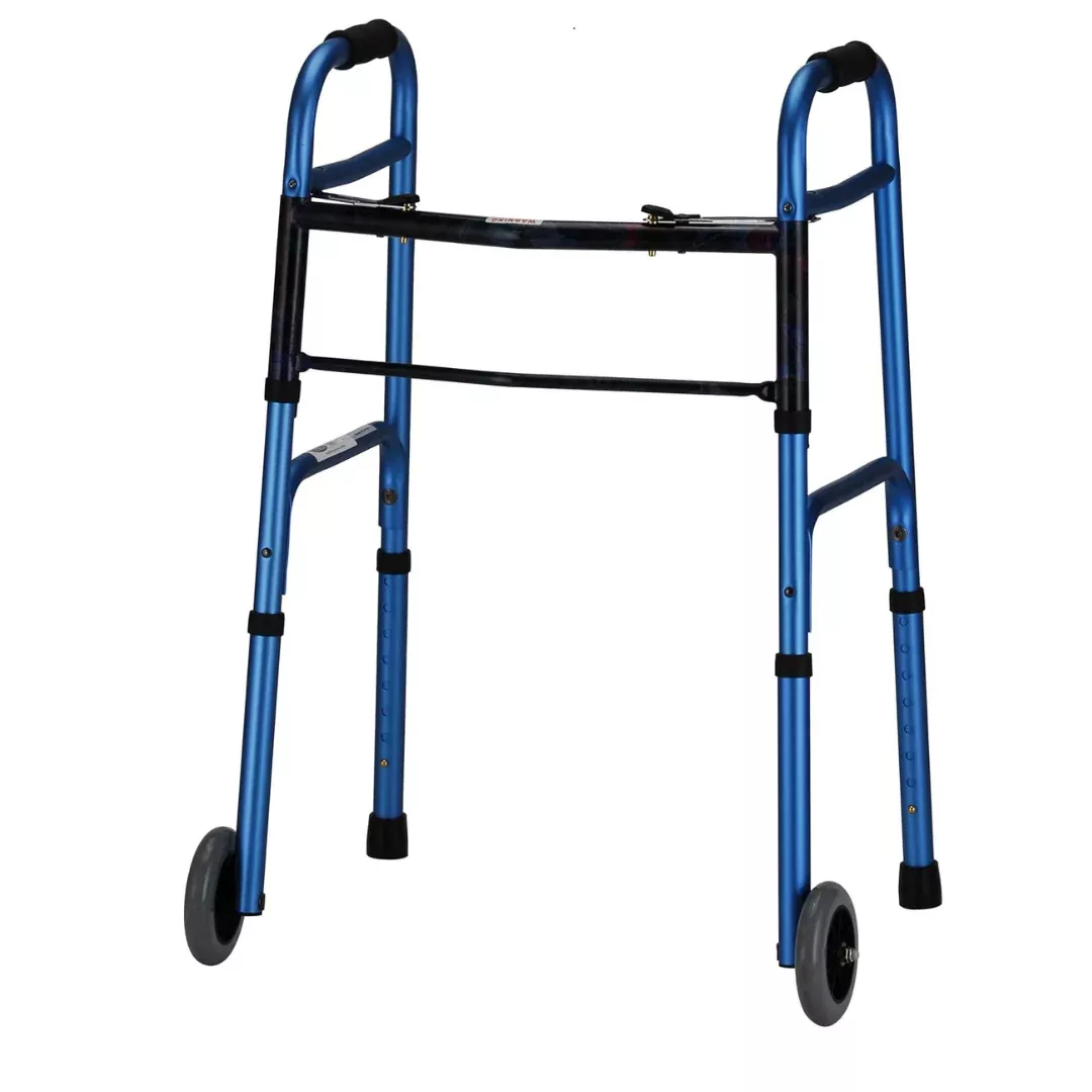 Nova Medical Folding Designer Walker With 5" Wheels