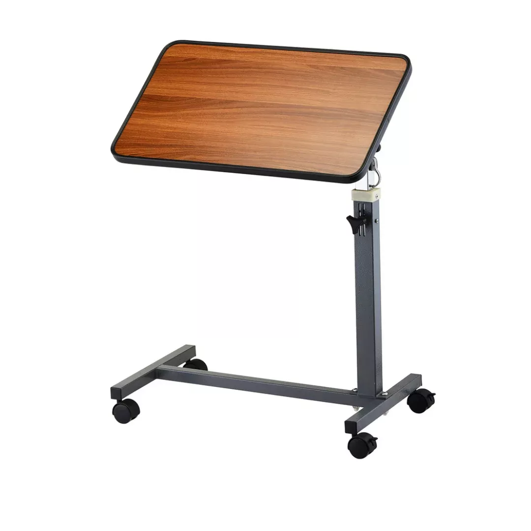Nova Medical Rolling Overbed Table with Tilting Tray