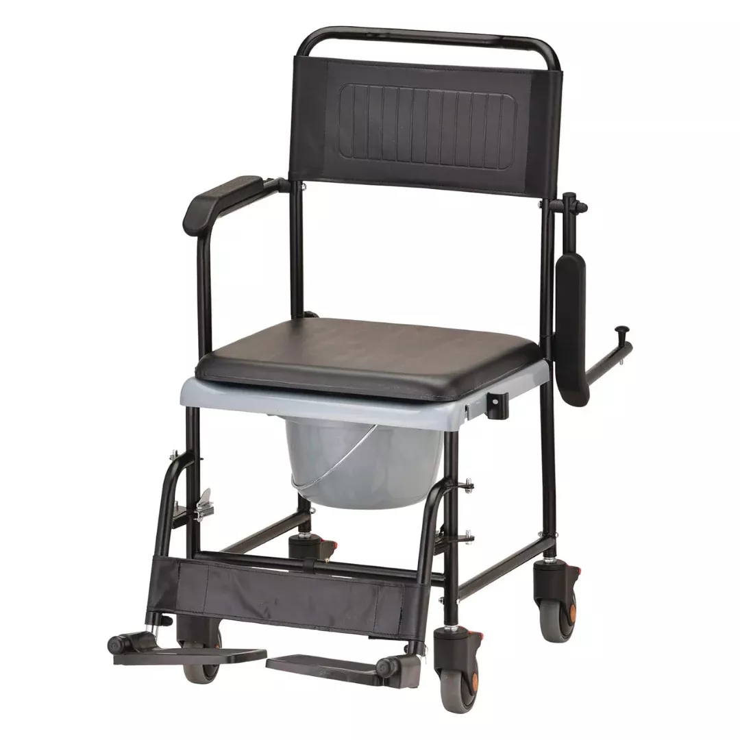 Nova Medical Transport Chair Commode with Removable Padded Seat