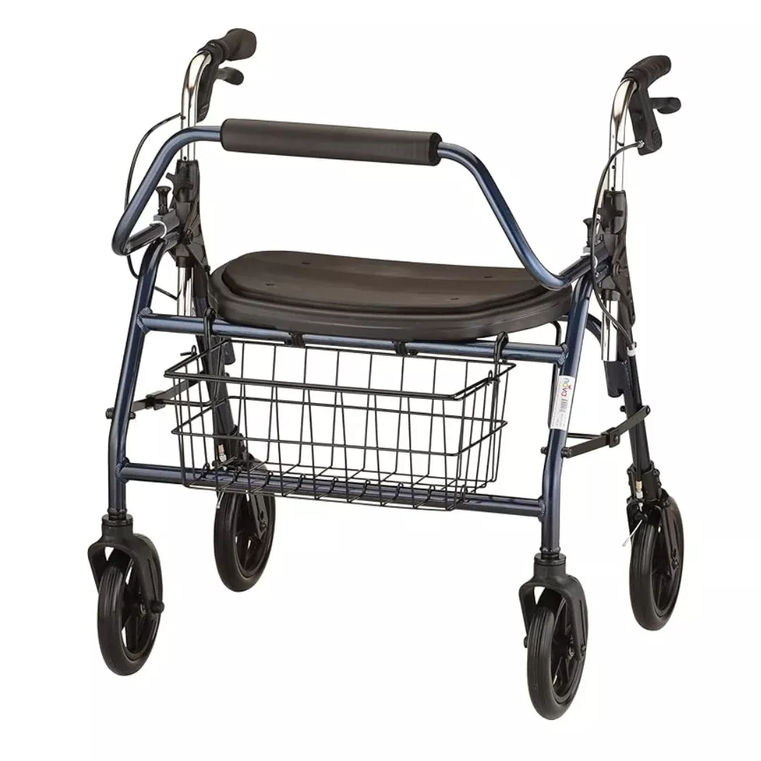 Nova Mighty Mack Heavy Duty Bariatric Rollator - 500 lb Weight Capacity