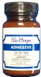 Nu-Hope 2400 Nu-Hope Adhesive - 4 oz. bottle with applicator, One bottle