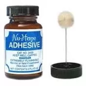 Nu-Hope 2401 Nu-Hope Adhesive - 2 oz. bottle with applicator, One bottle