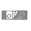 Nu Hope 2667-P - Original Flat Panel Belt Prolapse Strap 2-3/8" Center Opening 4" Wide 36" - 40" Waist Large