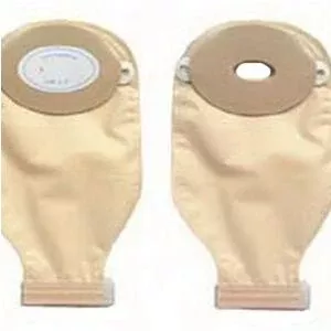 Nu-Hope 40-7545 Nu-Flex Adult Flat Oval Pre-Cut One-Piece Drainable with Nu-Comfort Barrier, B - 1(1/8)" x 2" opening, Box of 10