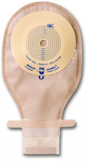 Nu Hope 6222-0S4 - Non-Adhesive Ileostomy Standard Set, Small Pouch 500mL, X-Large O-Ring, 1-1/4" Belt, Left Stoma
