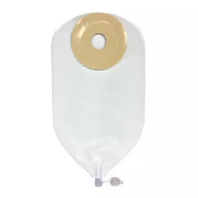 Nu Hope 7966-C5 - Nu-Flex Post-Op Urinary Pouch With Convexity and 5" Foam Pad 2" Pre-Cut Opening 24 Ounce