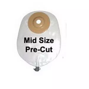 Nu Hope 8357-FV-DC - Deep Convex Urinary Pouch w/Flutter Valve, 9", 7/8