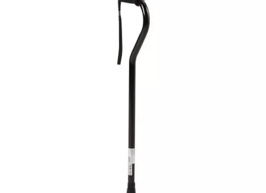 Offset Cane Aluminum 30 to 39 Inch Height Black