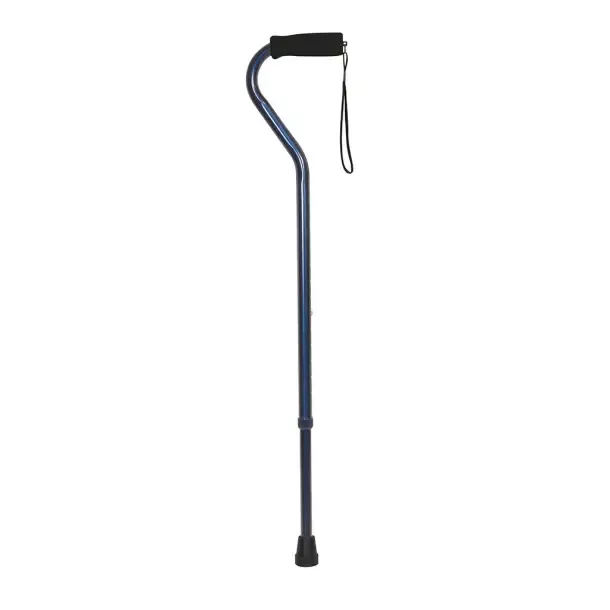 Offset Handle Aluminum Cane