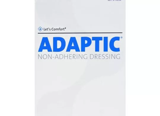 Oil Emulsion Impregnated Dressing 3M™ Adaptic™ Rectangle 3 X 8 Inch Sterile