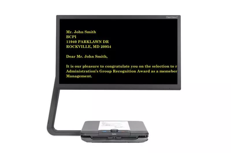 Optelec ClearView C Full HD Speech Desktop Magnifier
