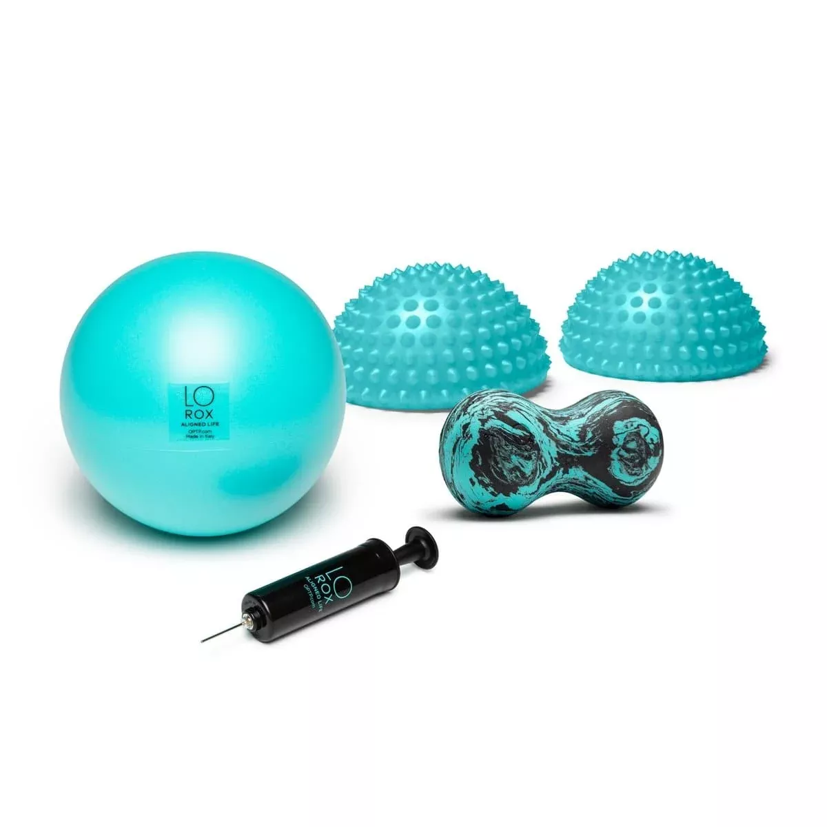 OPTP LoRox Aligned Life Kit - Mini Infinity Roll, Aligned Domes & Body Sphere