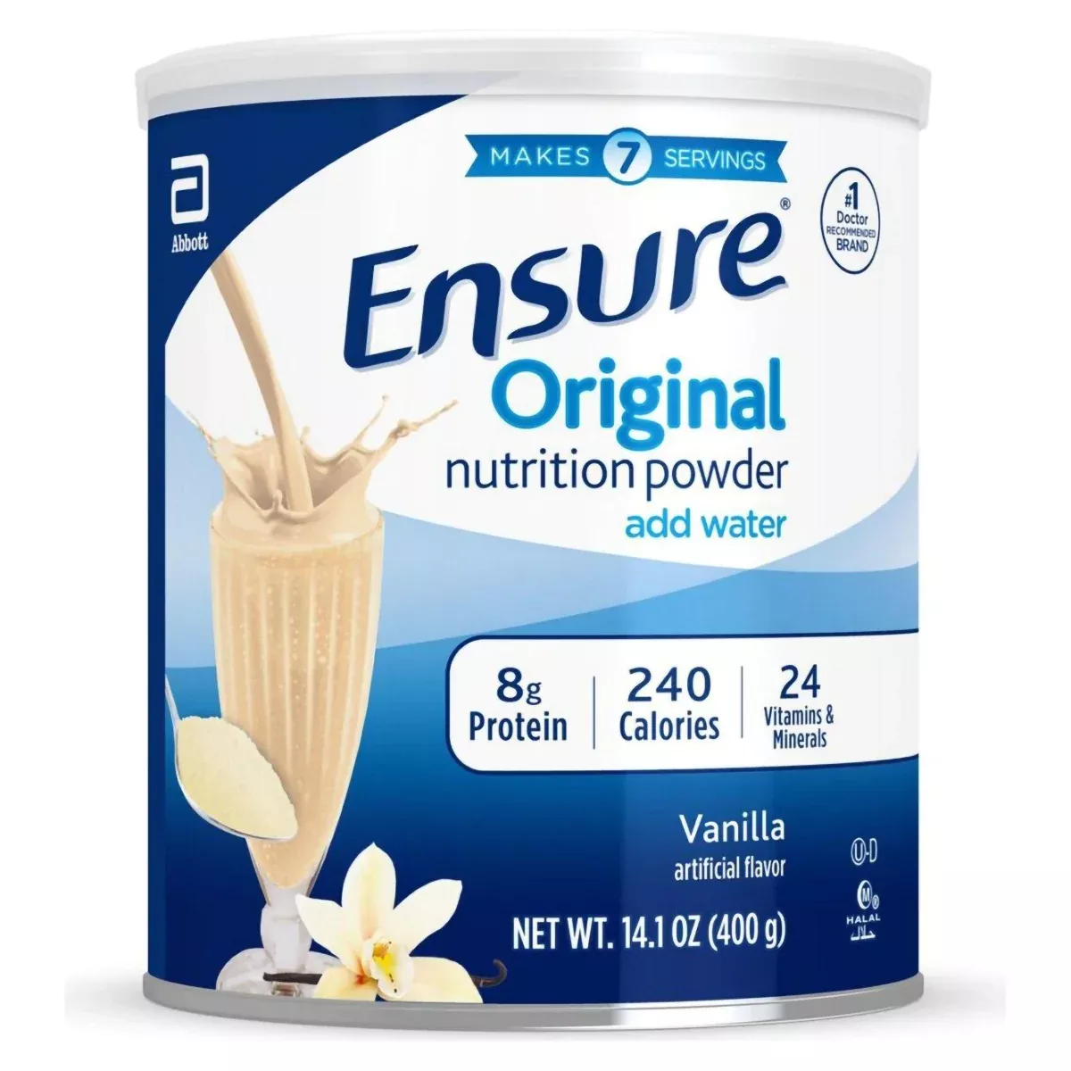 Oral Supplement Ensure Original Vanilla Flavor Powder