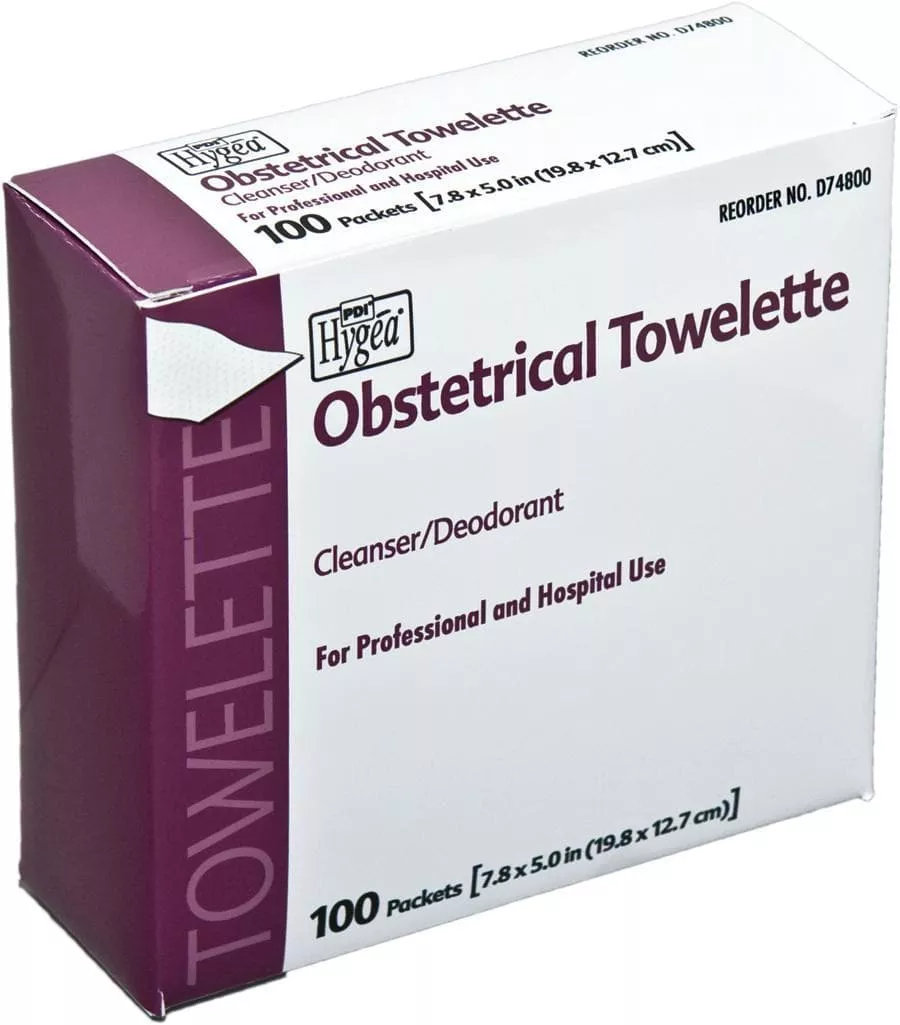 PDI Hygea Obstetrical Personal Cleansing Towelettes