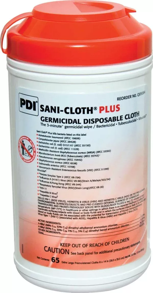 PDI Sani-Cloth Plus Germicidal Disposable Cloth - Extra Large Wipes