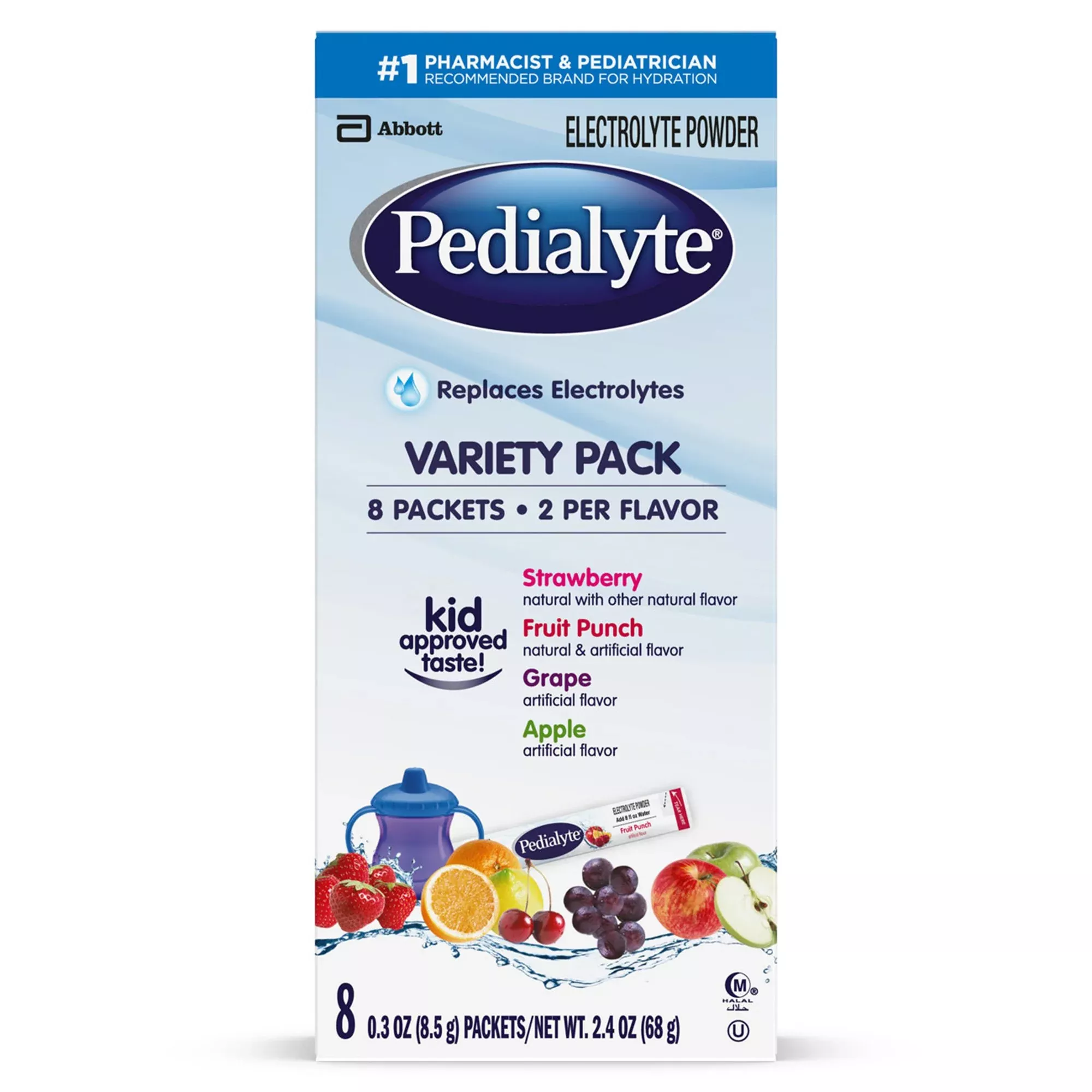 Pedialyte Electrolyte Powder Packs