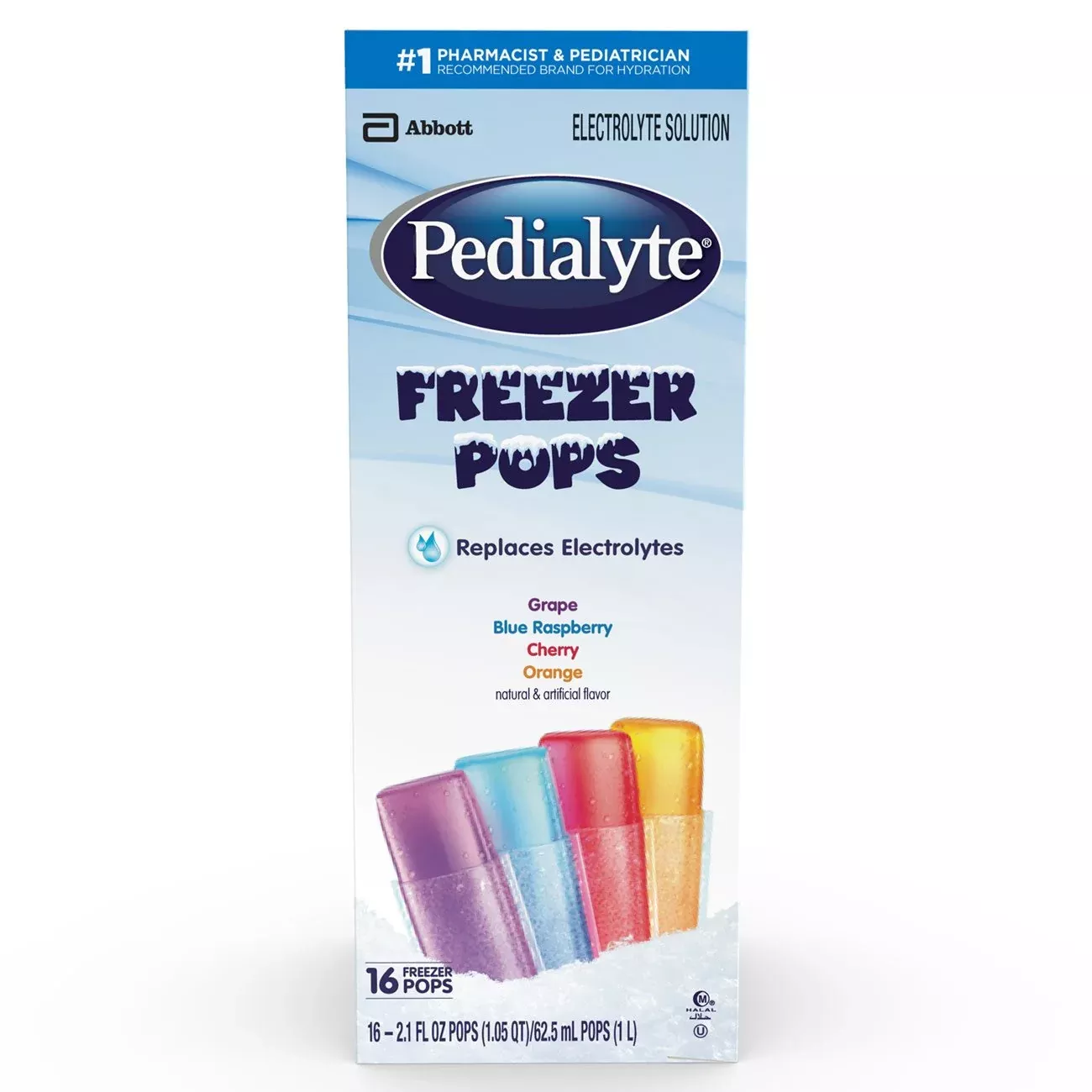 Pedialyte Freezer Pop Electrolyte Solution