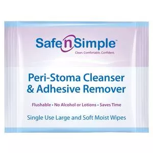 Peri-stoma Adhesive Remover Wipe, 5/package- Pack(age) of 5