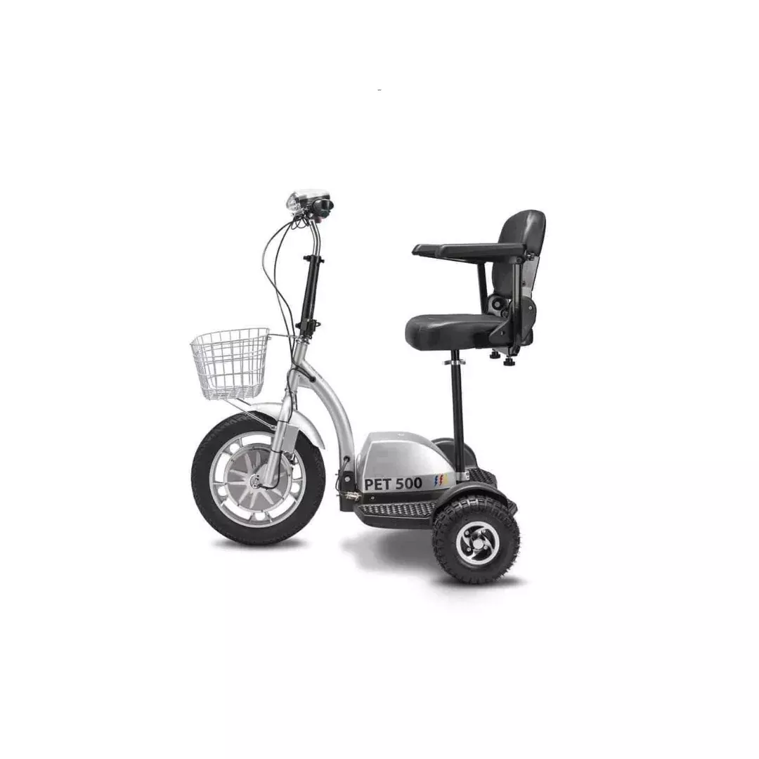 PET Pro Flex 500 Folding Transport Mobility Scooter – 3 Wheel - Stand or Sit