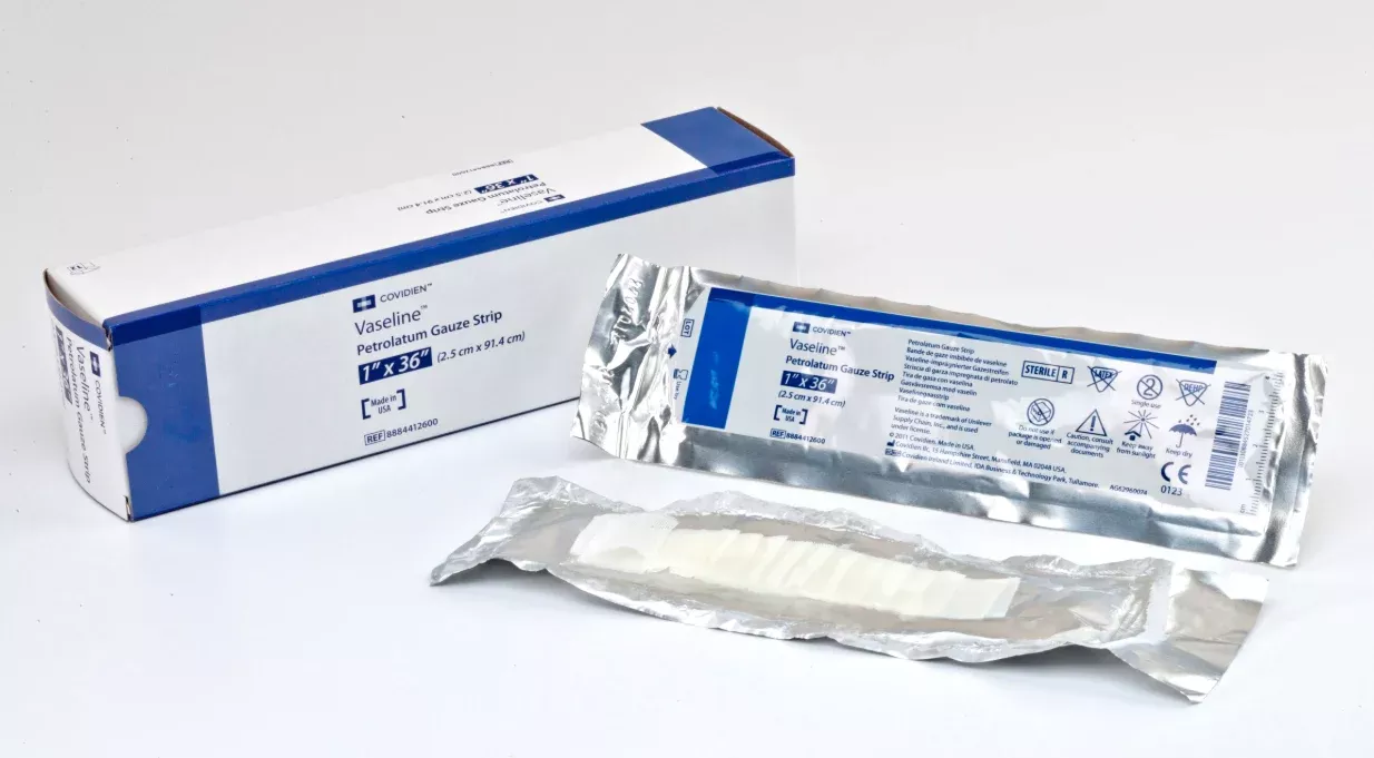 Petrolatum Impregnated Gauze 1" X 36"- Box of 12
