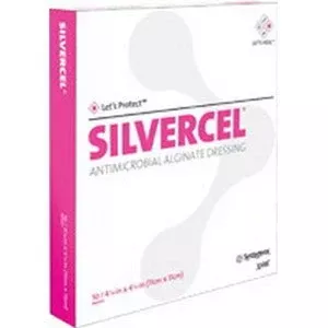 PK/5 - Silvercel Antimicrobial Alginate Dressing, 4" x 8"Manufacturer #: 800408