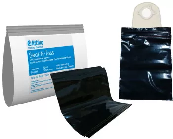 Pk/50 Seal And Toss Ostomy Disposal System 11" W X 8" L
