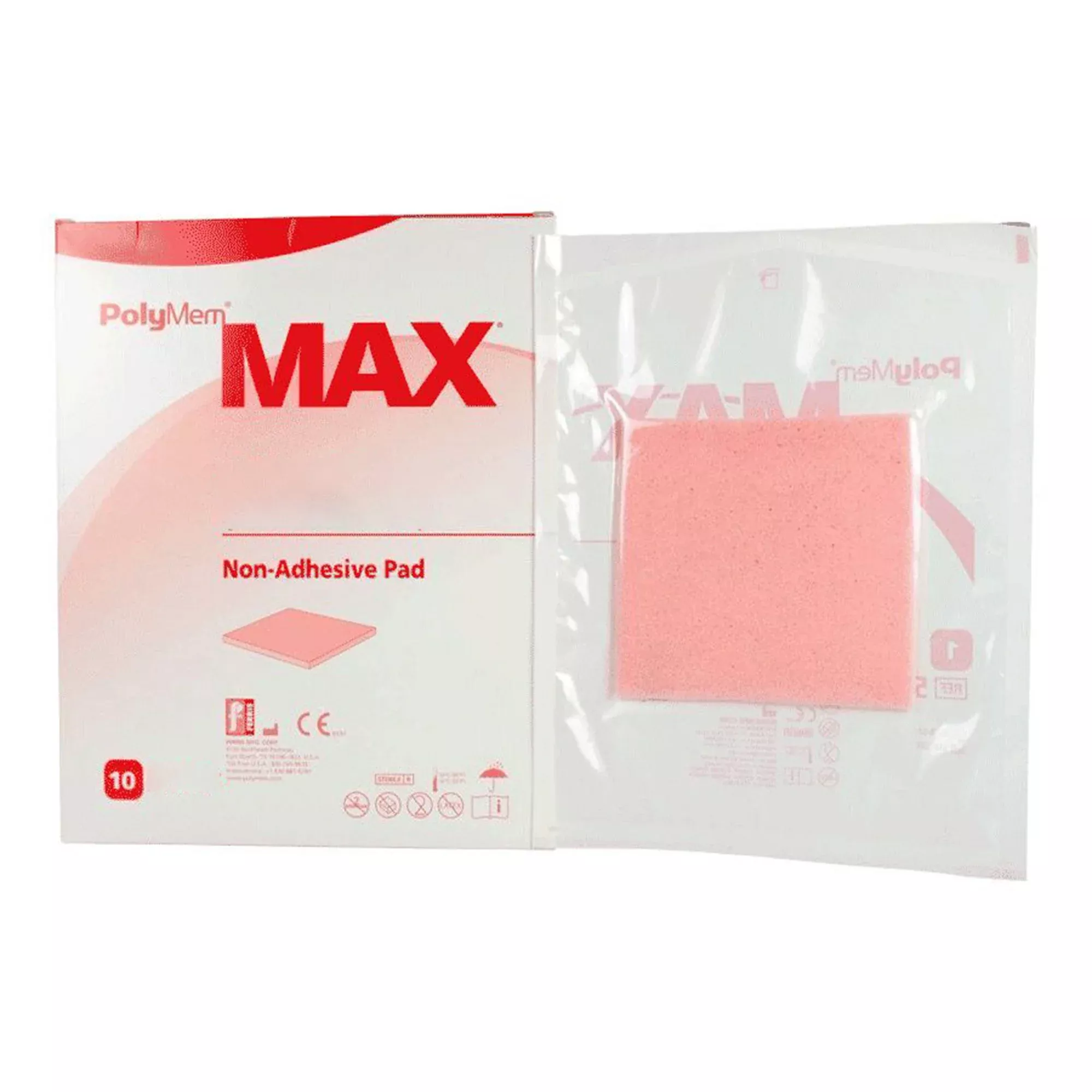 PolyMem Max Nonadhesive Without Border Foam Dressing