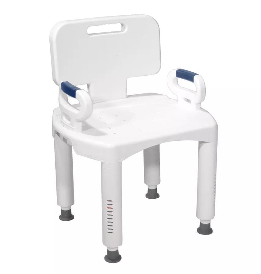 Premium Shower Chair with Back and Arms