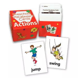 Preschool Vocabulary Cards: Actions LinguiSystems