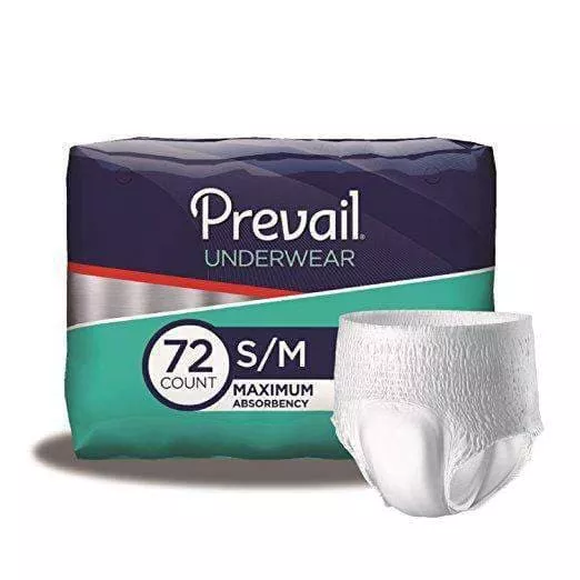 Prevail Maximum Absorbency Incontinence Underwear with Breathable Rapid Absorption Discreet Comfort Fit Adult Diapers