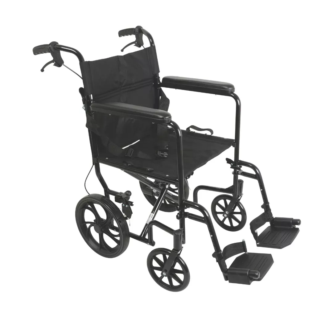 ProBasics Aluminum Transport Chair with 12-Inch Wheels