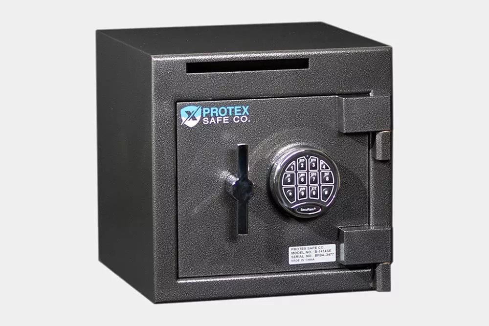 Protex Electronic Keypad Security Safe with Drop Slot B1414SE