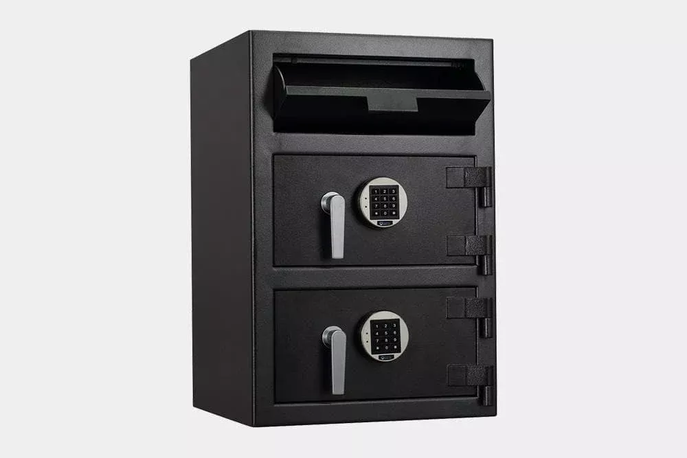 Protex Large B-Rated Electronic Depository Drop Safe with 7 User Codes FDD-3020 II