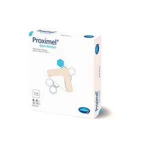 Proximel Silicone Foam Dressing With No Border, 8" X 8"- 1 Each
