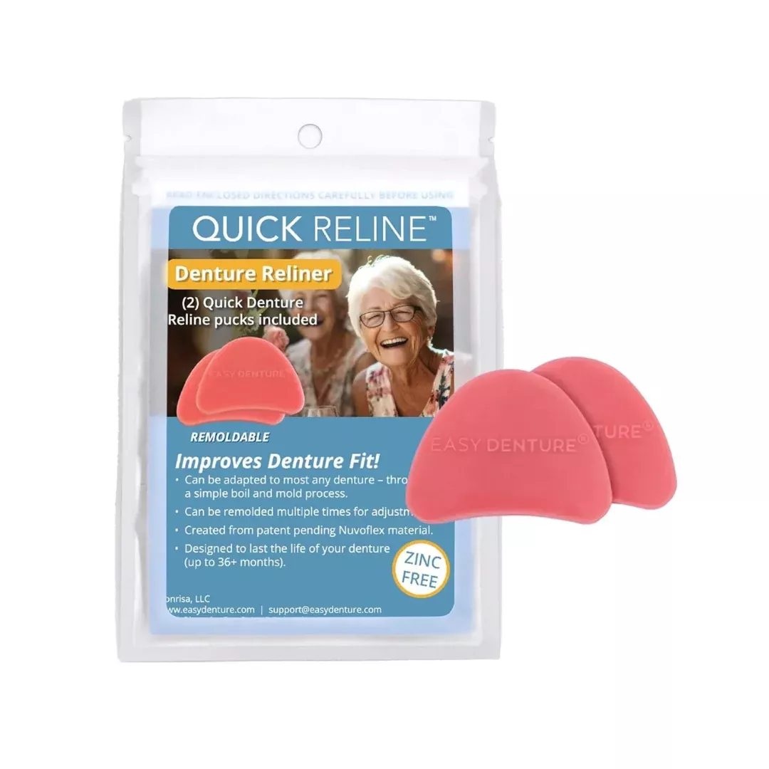 Quick Reline™ (Boil & Fit) Denture Reliner Kit - Pack of 2