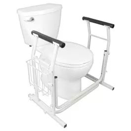 Rail, Toliet - Vive Health LVA1023 Commode Safety Hand Rail