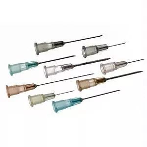 Regular Bevel Needle 18g X 1" (100 Count)- Box of 100