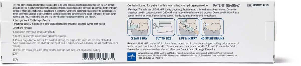 Remedy DriGo-HP Antibacterial Wicking Sheet