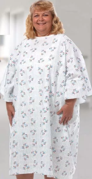 Reusable Printed Patient Exam Gown