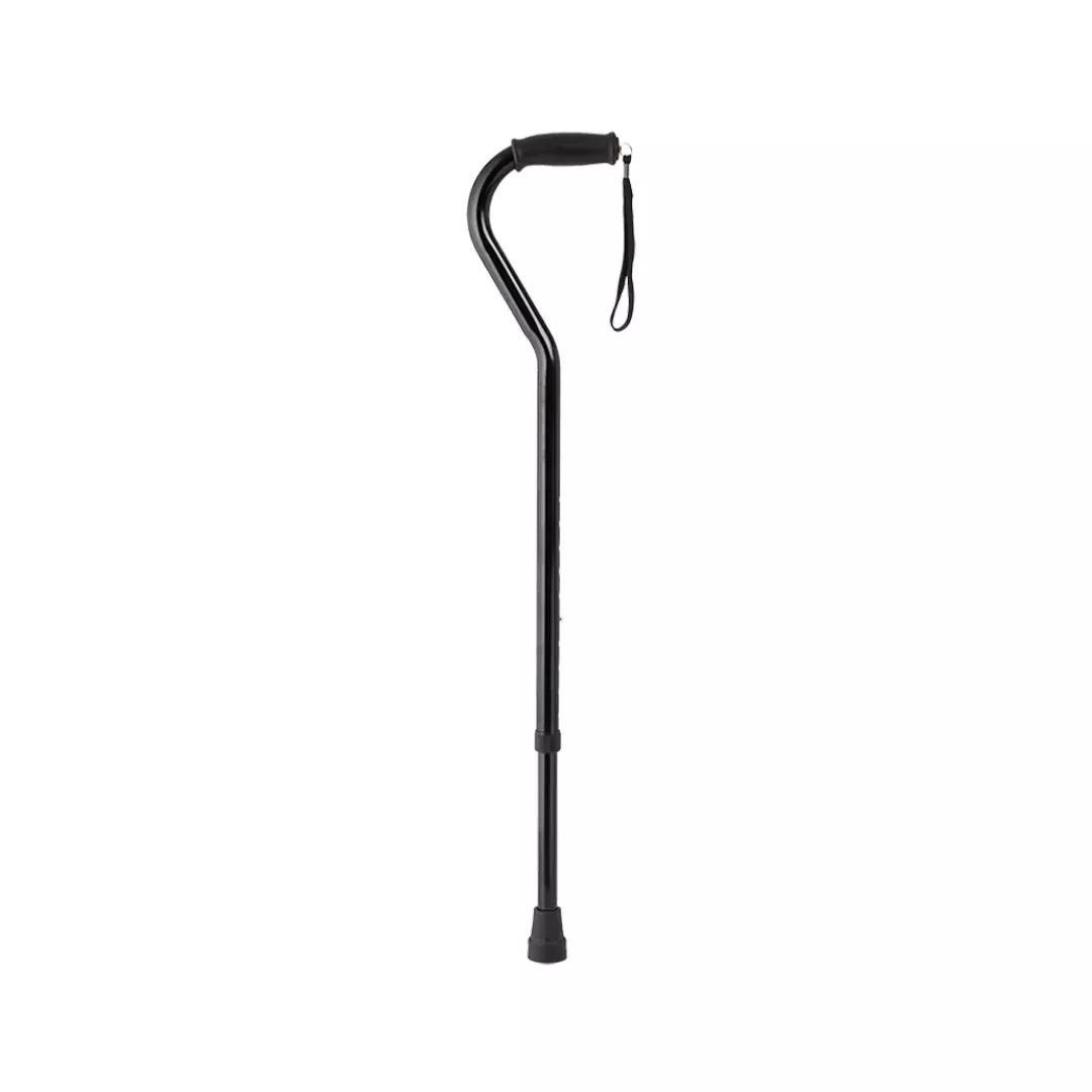 Rhythm Bariatric Offset Cane with Strap - 500 lb Weight Capacity