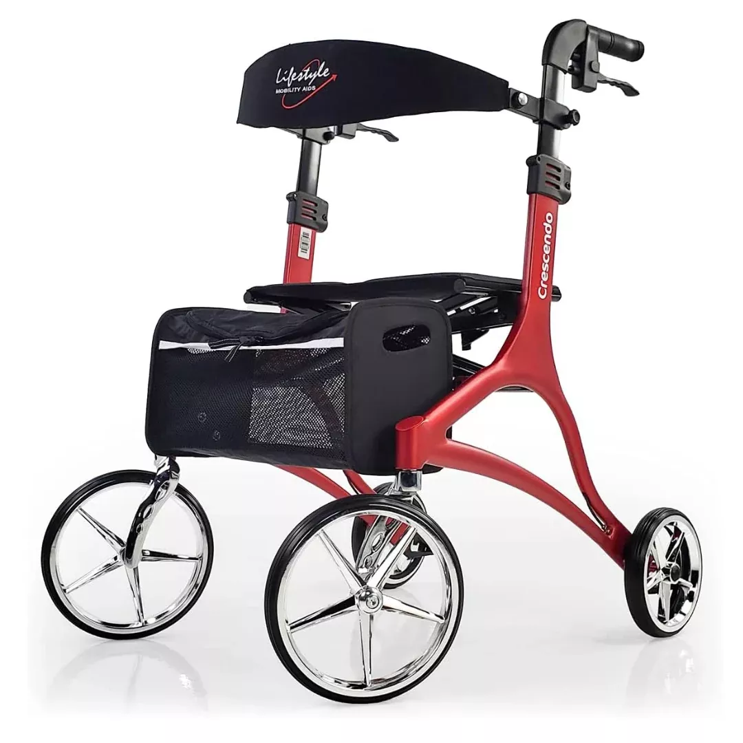 Rhythm Crescendo Folding Rollator - Euro Style - Lightweight