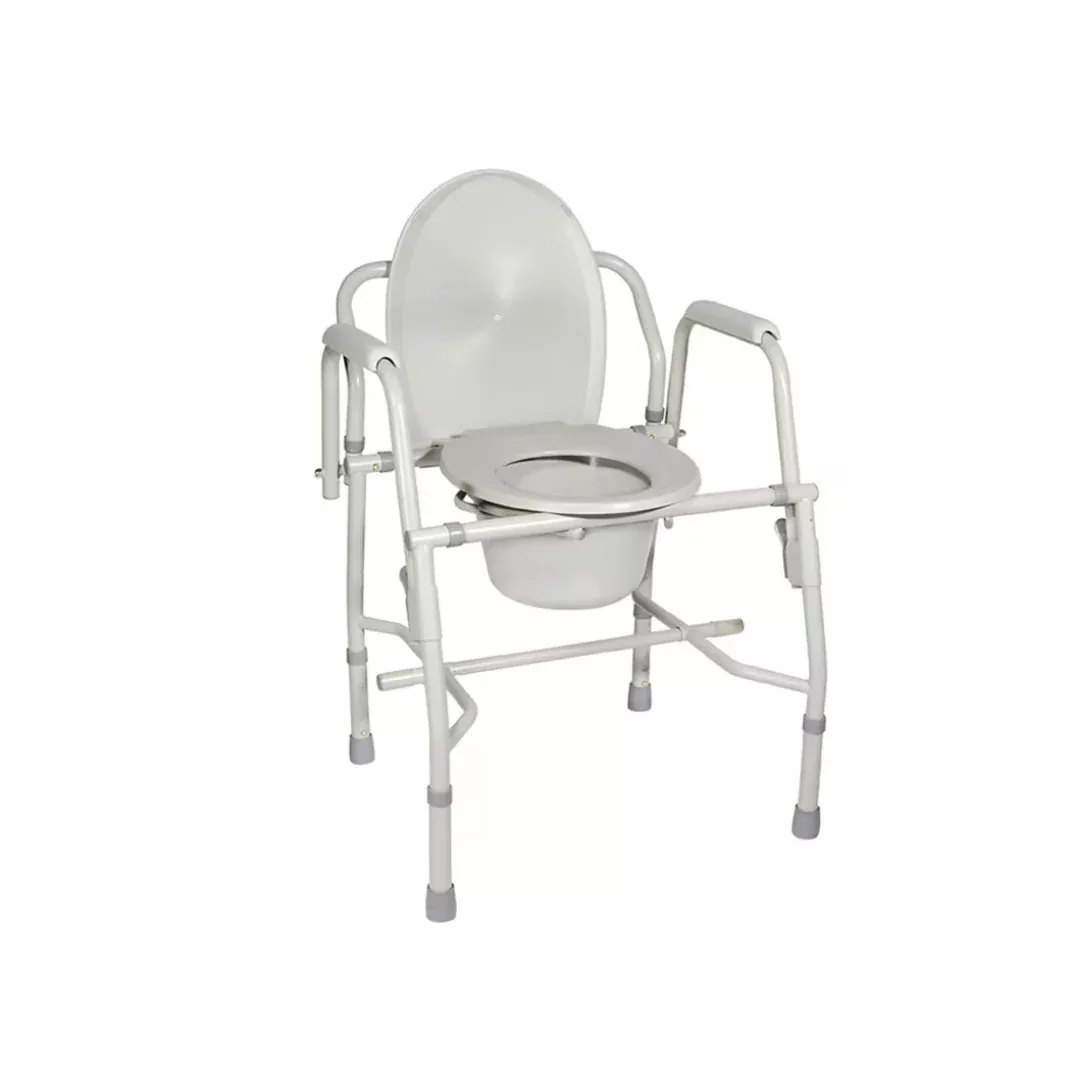 Rhythm Steel Drop Arm Commode