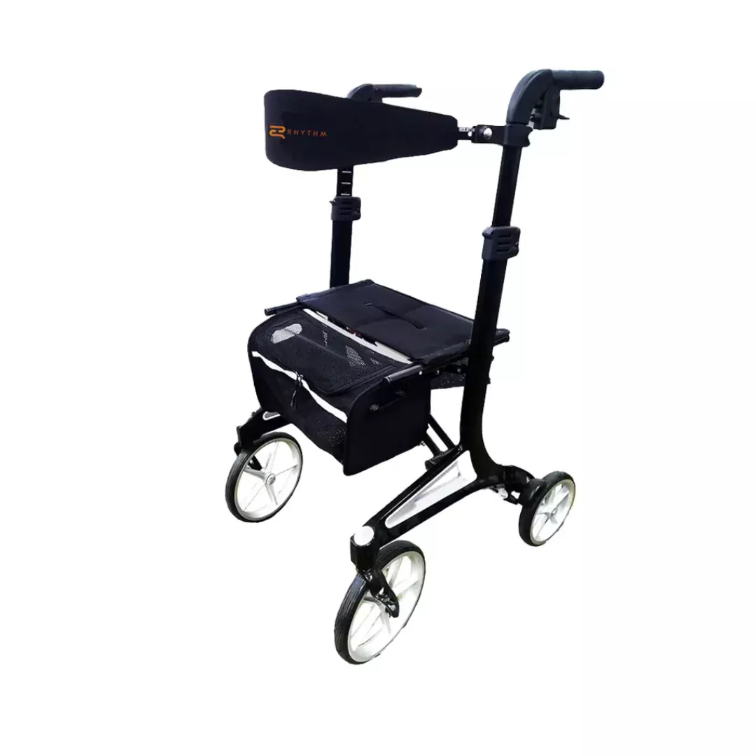 Rhythm Tall Arpeggio Rollator - Rolling Walker For Taller Individuals