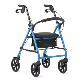 Rollator - Medline MDS86840EBS6" Steel Rolling Walker - (No Parts Support)