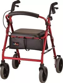 Rolling Walker - Nova 4222 Zoom - LIGHT WEIGHT - 22-in. w/8-in. SOFT-GRIP WHEELS