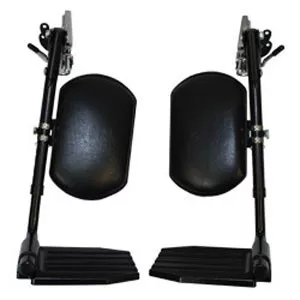 Roscoe Medical ELR-C - Elevating Legrests for Roscoe K1 and K2 Chairs, Black